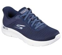 Skechers Baskets GO Walk Flex Carla pour Femme, Bleu Marine/Blanc, Pointure 42