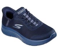 Skechers Baskets Go Walk Flex Grand Entry pour Femme, Bordure en Textile Bleu Marine, 37 EU