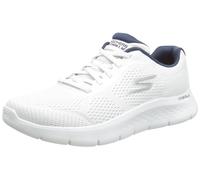 Skechers Baskets Go Walk Flex-Remark pour Homme, Blanc/Bleu Marine, 43 EU