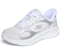 Skechers Baskets GO Walk Now pour Femme, Argent, Pointure 39