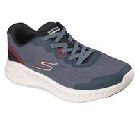 Skechers Baskets Go Walk Now VILIGENT pour Homme, Textile Ardoise/Bordure, 45 EU