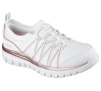 Skechers Baskets Graceful Purecush pour Femme, Blanc, Pointure 38, Blanc, 38 EU