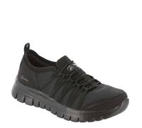 Skechers Baskets Femme Graceful Soft Soul Mesh et cuir Duraleather Noir 39 EU