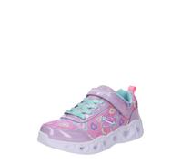 SKECHERS Baskets 'HEART LIGHTS - BOOGIE LOVE' aqua / bleu violet / lavande / rose clair, Taille 34