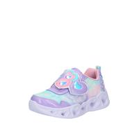 SKECHERS Baskets 'HEART LIGHTS - LOVIN REFLECTION' bleu clair / violet clair / rose, Taille 21