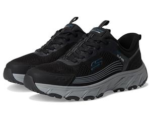 Skechers Baskets Hillcrest 2.0 pour Homme, Bordure en Textile synthétique Noir, 43 EU