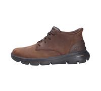 Skechers Arch Fit Garza Ridley - Chaussures homme marron en cuir à lacets 45