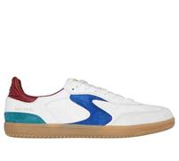 Baskets Femme - SKECHERS - Hotshot - Cuir naturel - Bleu - Air-Cooled Memory Foam 37