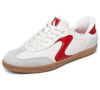 Skechers Baskets Hotshot Perfect Choice pour Femme, Blanc et Rouge, Pointure 42