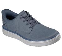 Skechers Baskets Hyland pour Homme, Bleu Marine, Pointure 44