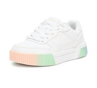 Skechers Baskets Jade pour Femme, Blanc/Multicolore, 35 EU
