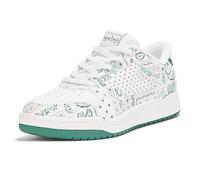 Skechers Baskets Koopa-Court Paisley pour homme, blanc/vert, 41.5 EU
