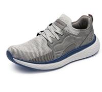 Skechers Baskets Lancer-Dalton pour Homme, Taupe/Multicolore, 41.5 EU