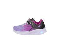 Skechers Lighted Gore & Strap Sneaker W Ombr Light Up Trainers Girls Noir/Violet C5 (22) Female
