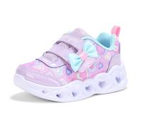 Skechers Baskets lumineuses pour filles Heart Lights Boogie Land, lavande, 7 UK Child