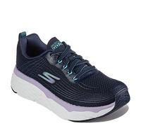 Skechers Baskets Max Cushioning Elite pour Femme, Bleu Marine Lavande, 6 Wide