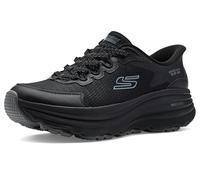Skechers Baskets Max Cushioning Zirrus pour Femme, Bordure synthétique en Textile Noir, 39 EU