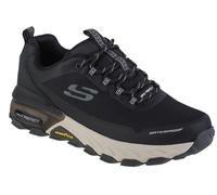 Skechers Baskets Max Protect Fast Track pour Homme, Maille synthétique Noire avec Bordure Grise, 44 EU