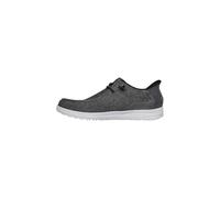 Skechers Baskets Melson-Coronado pour Homme, Noir/Gris, 42.5 EU