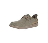 Skechers Baskets Melson Coronado pour Homme, Toile Kaki, 40 EU