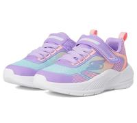Skechers Baskets Microspec Advance-Oasis Poi pour fille, Lavande/multicolore, 13 Little Kid