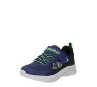 SKECHERS Baskets 'Microspec II - Zovrix' bleu marine / vert fluo, Taille 28
