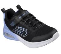 Skechers Baskets Microspec Max Advance Fly 3.0 pour Fille, Bordure en Maille Noire Lavande, 11.5 UK Child