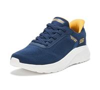Skechers Homme Hands Free Slip-ins Squad Chaos-Solid Step Basket, Bleu Marine, 48.5 EU