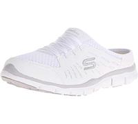 Skechers - Baskets Mules Sport No Limits à Enfiler pour Femme, Blanc (Blanc), 36.5 EU