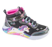 SKECHERS Baskets 'UNICORN CHASER' bleu clair / violet / rose / noir, Taille 34