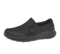 Skechers Baskets NVY 232515 pour Homme, Garniture en Cuir dura en Maille Noire, 40 EU