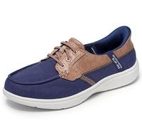Skechers Baskets on-The-GO Flex Radiant Sandy pour Femme, Bleu Marine, 42 EU