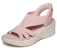 Skechers Baskets Parallel Lite Summer Invite pour Femme, Rose poudré, 36 EU