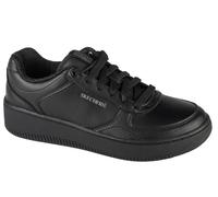 Skechers Baskets Plimsolls pour Femme, 36 EU, Noir, 36 EU