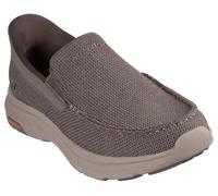 Skechers Baskets Pollard-Wilfred pour Homme, Taupe, 41 EU