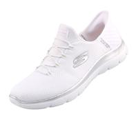 Skechers Chaussures Summits Diamond Dream Slip-ins Blanc Argent Femme 39