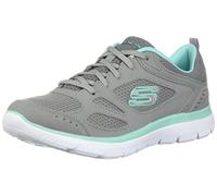 Skechers Baskets pour Femme, Chaussures de Sport, Gris, 37 EU