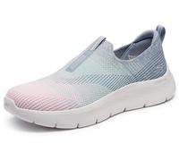 Skechers Baskets femme Go Walk Flex Cali Sunset – Gris multicolore – Taille 37,5 EU