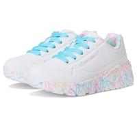 Skechers Baskets pour Fille, Chaussures de Sport, Blanc., 38 EU