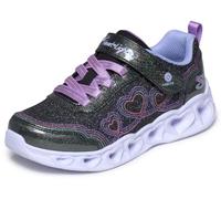 Skechers Baskets pour Fille Heart Lights - Noir - Textile/synthétique - Multi Trim - Pointure 38