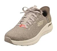 Skechers Baskets pour Homme, Tricot Taupe, 41 EU