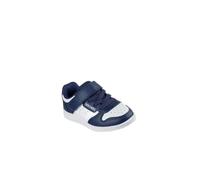 Skechers Baskets Quick Street pour garçon, Bleu Marine/Blanc, 7 UK Child