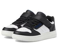 Skechers Baskets Quick Street pour garçon, Noir/Blanc, 6 UK Child