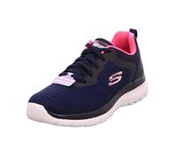 Skechers Baskets Reiches-Qui pour Femme, Marine Hot Rose, 38 EU