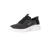 Skechers Baskets Skech-Lite Pro Primebase pour Homme, Bordure Grise en Maille Noire, 47.5 EU