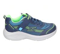 SKECHERS | Baskets Skechers Hyper-Blitz Hydro-Tronix pour garçon - Chaussures de sport bleu marine avec détails - Lacets et fermeture Velcro - Maintien optimal - Confortables - Modèle 403861L-NVBL EUR