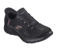 Skechers Baskets à enfiler Summits Classy Night mesh noir Rose Gold 39 EU