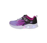 Skechers Baskets Sola Glow pour fille, noir/multicolore, 11.5 Little Kid