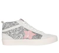 Skechers Baskets Strand Star-Golden Glam pour femme, Gris clair/rose, 41 EU