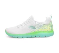 Skechers Baskets Summits pour Femme, Blanc/Multicolore = wmlt, 39 EU